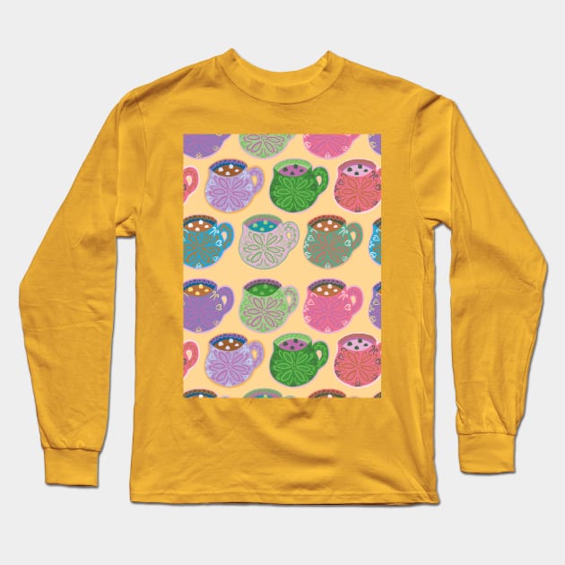 Chocolate cups Long Sleeve T-Shirt by Flyingrabbit